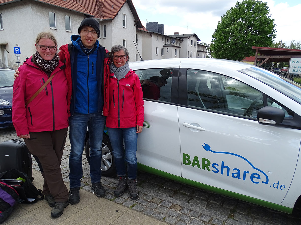 Dieselfrei von Erfurt nach Anklam mit BARshare